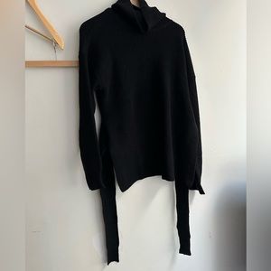 Free people FP beach tie back turtleneck sweater